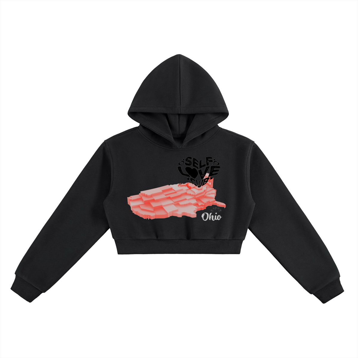 SelfLoveOhio-Essential Cropped Hoodie