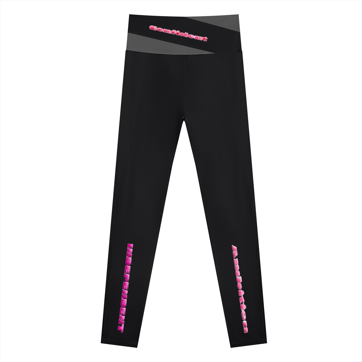 AlphaQueenWords-Women's Color Block Yoga Leggings