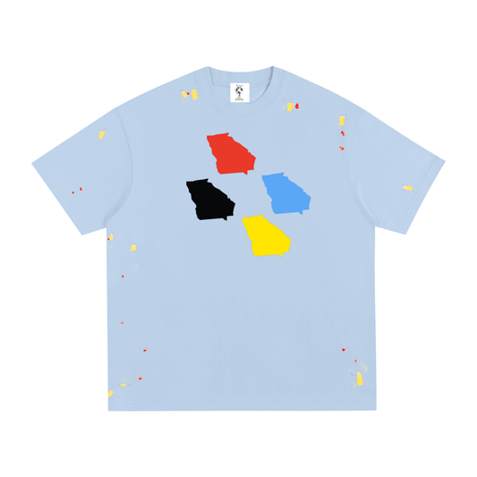 "Georgia"-paint Splatter T-Shirt