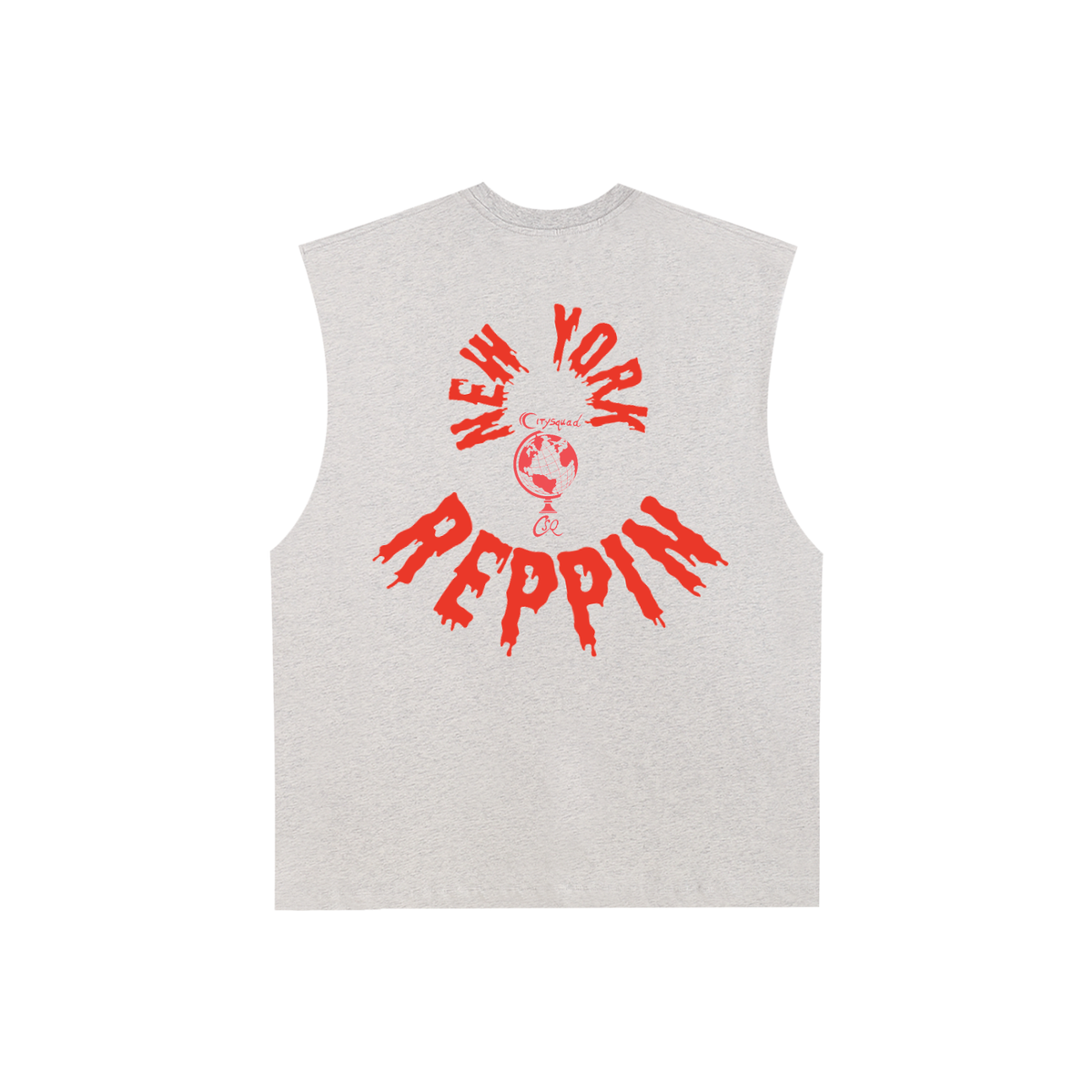 NewYorkCitiesPic-Raw Edge Cotton Tank Top