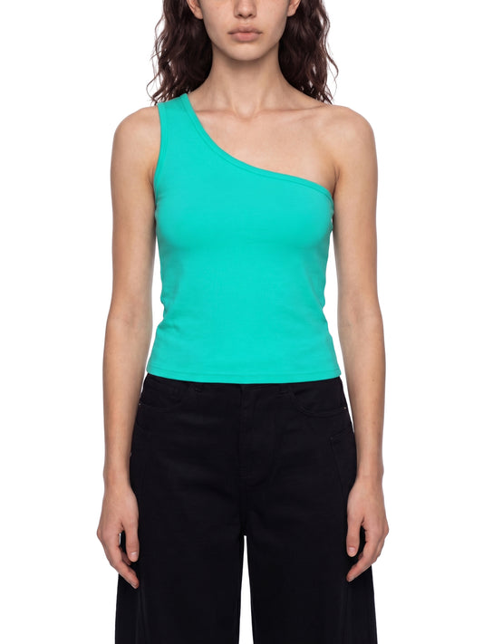 "QueenEverywhere"-Women's One-Shoulder Crop T-Shirt