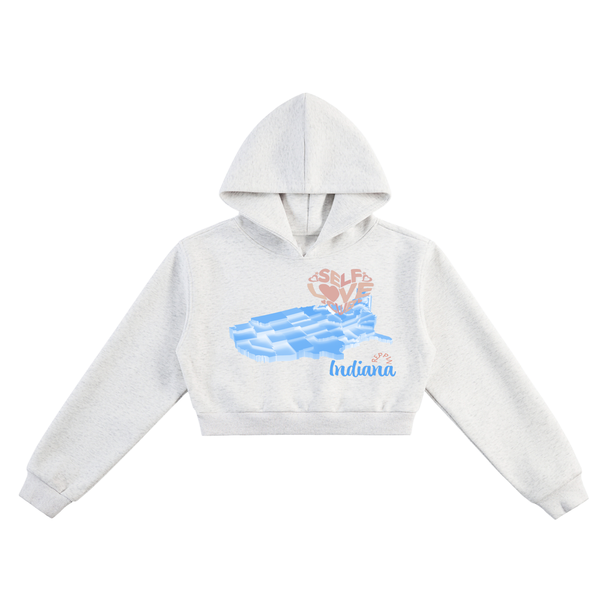 SelfLoveIndiana-Essential Cropped Hoodie