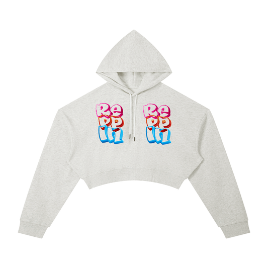 LoveReppinIndiana-Essential Cropped Hoodie