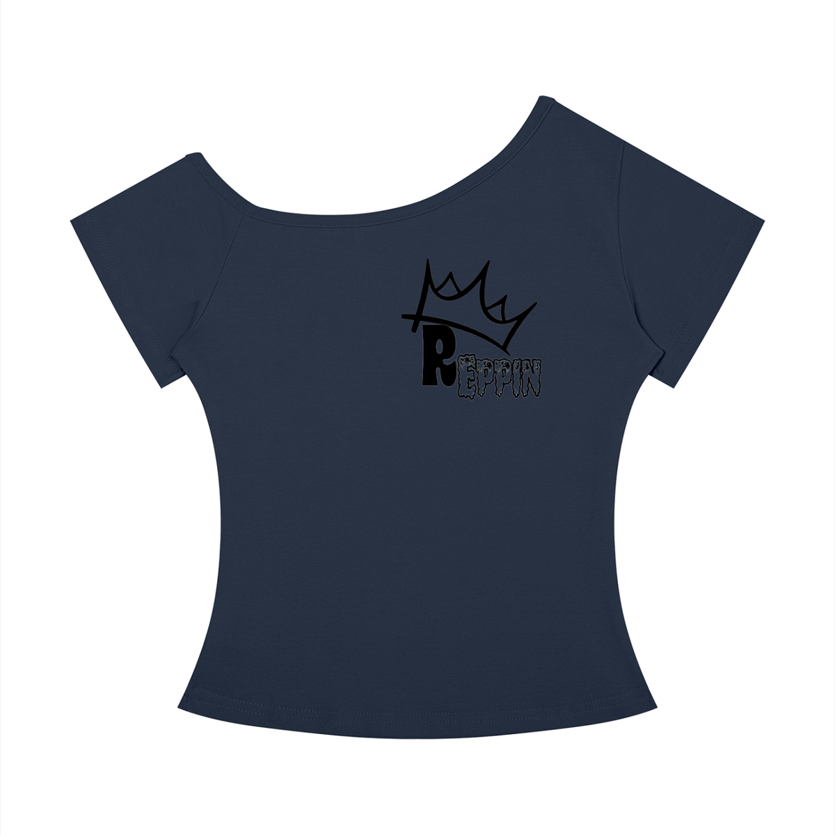 VirginiaReppin-Women’s Off-the-Shoulder T-Shirt