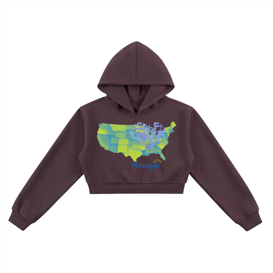 SelfLoveMississippi-Essential Cropped Hoodie