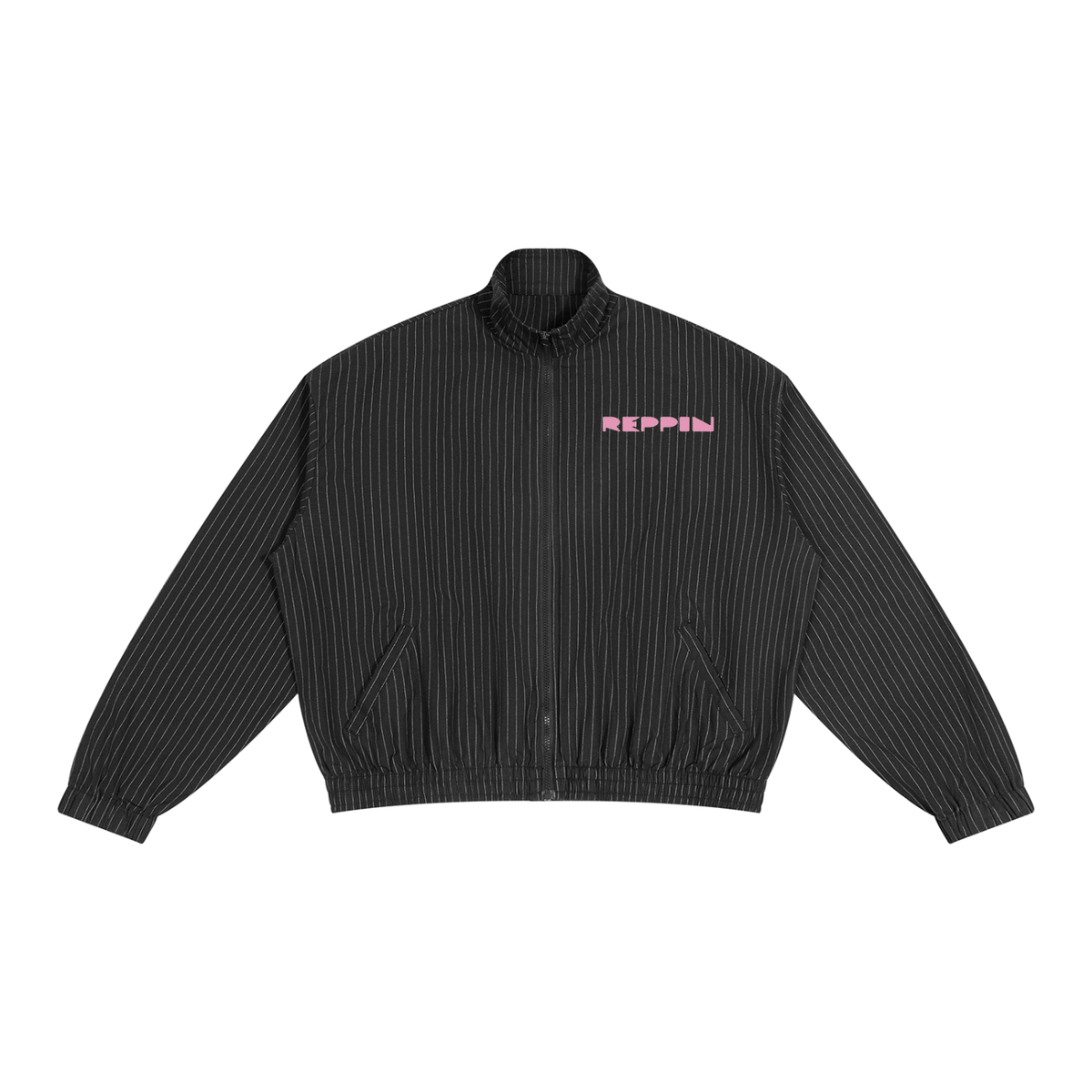 WomensReppinSeattleQueen-Unisex Striped Full-Zip Track Jacket
