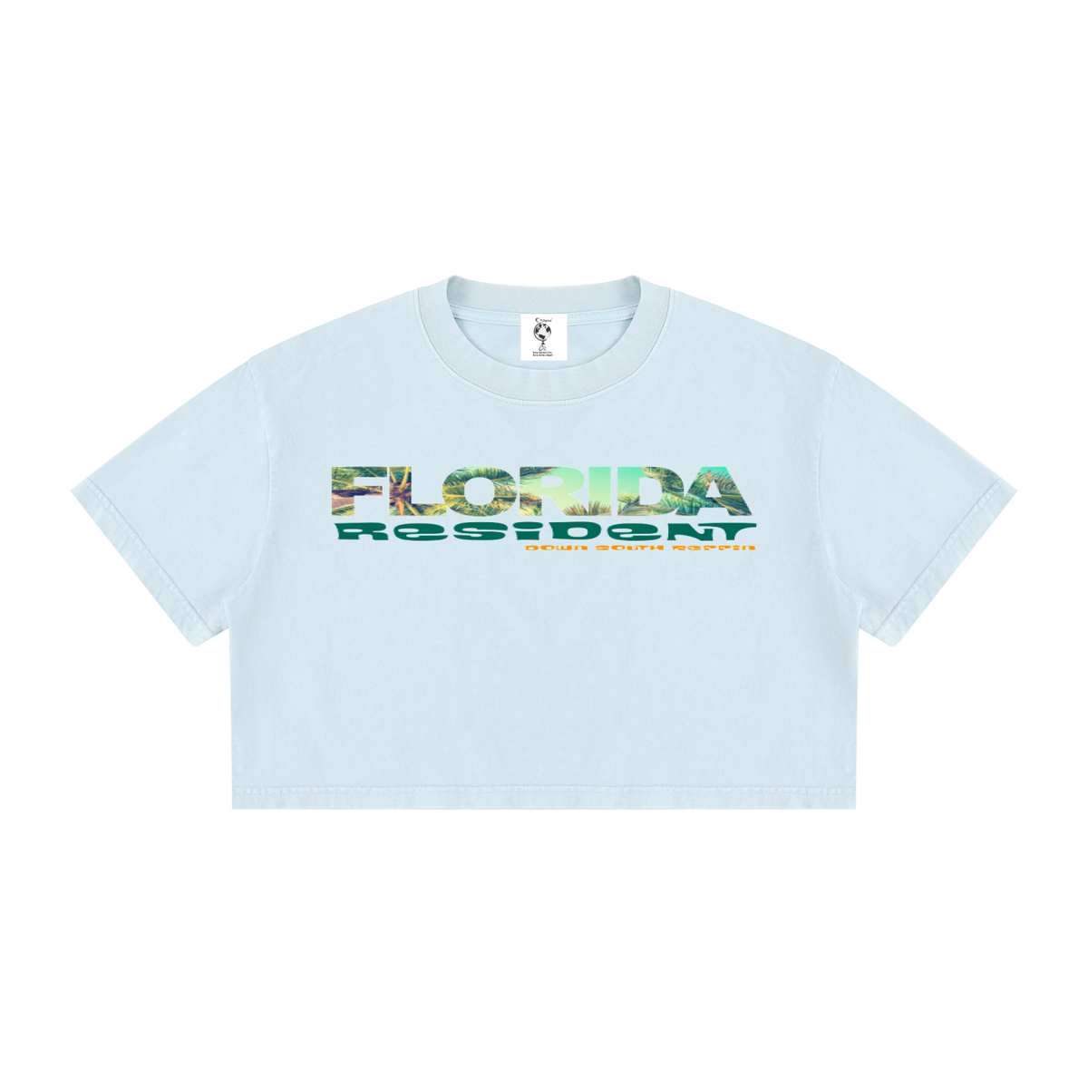 FloridaReppinResident-Women's Mineral Wash Cotton Crop T-Shirt