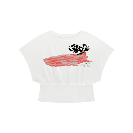 SelfLoveOhio-Women’s Crop Dolman T-Shirt