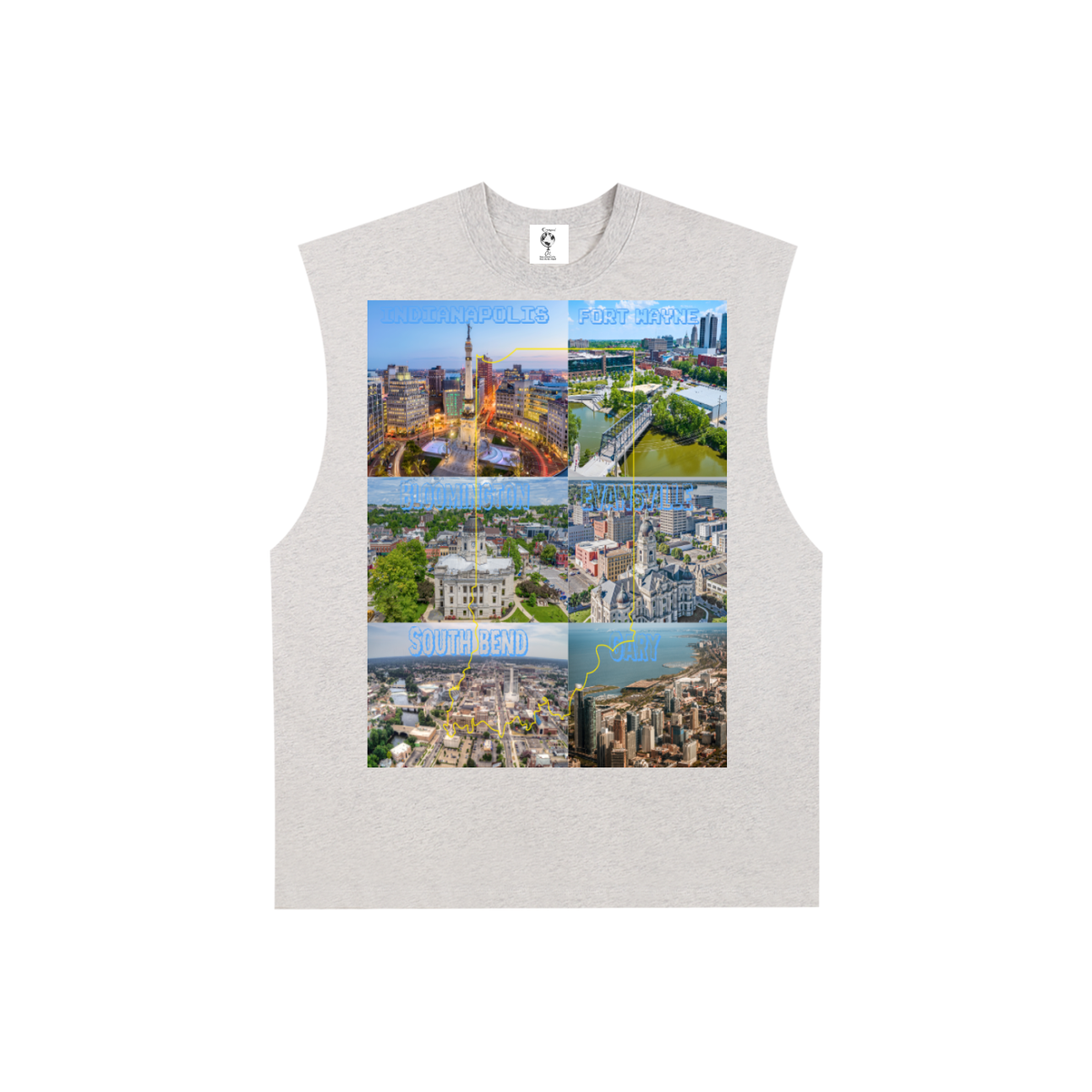 IndianaCitiesPic-Edge Cotton Tank Top