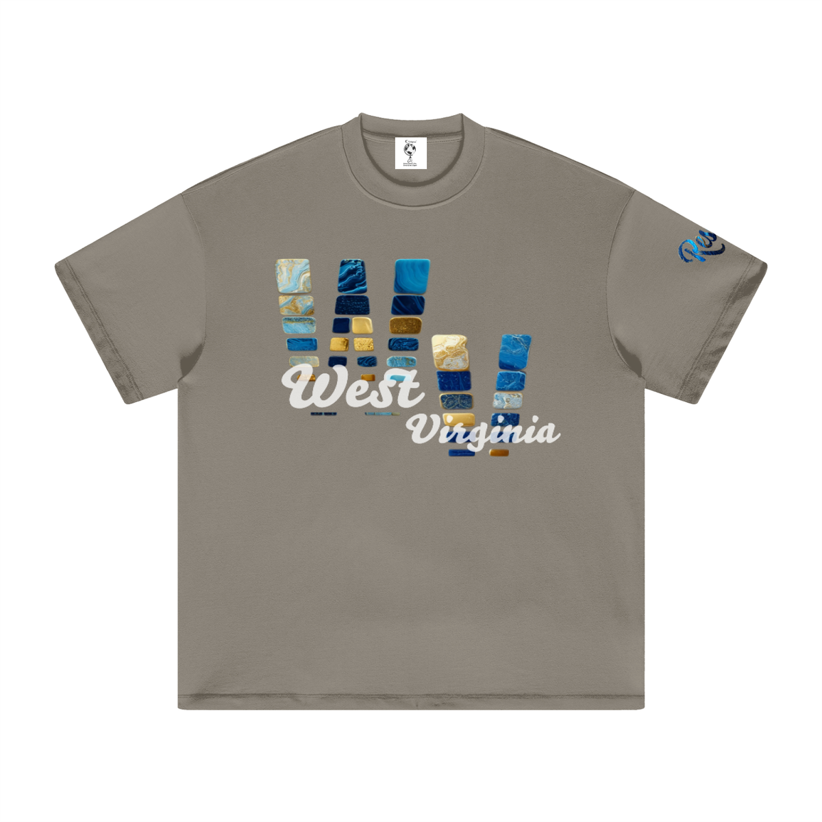 WestVirginiaResident-Heavyweight Earth Tone T-Shirt