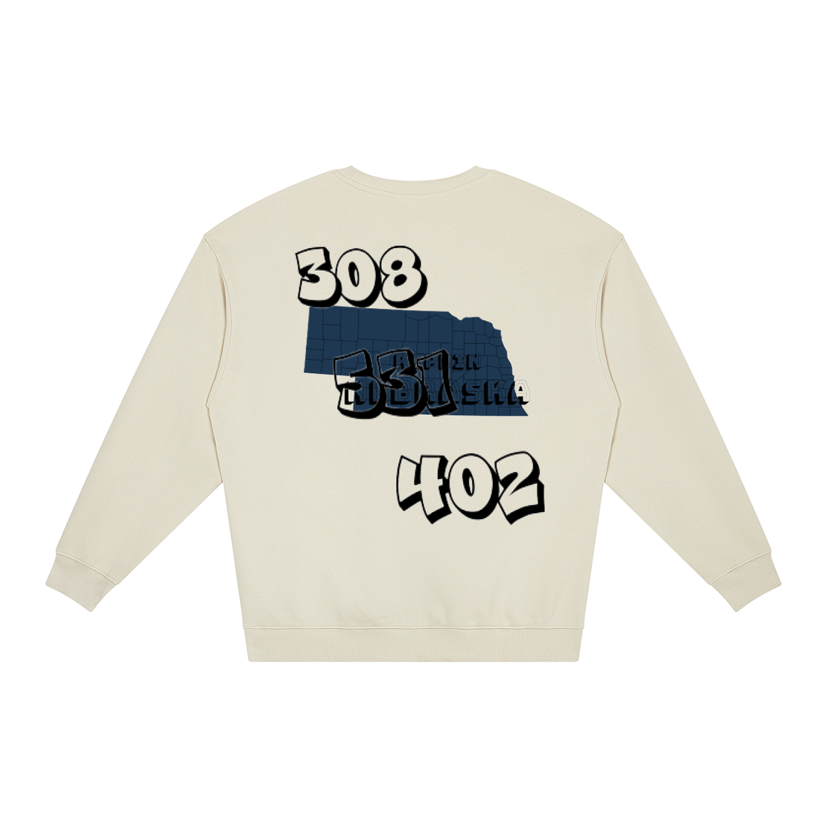 ReppinNebraska-Unisex Loose Crewneck Sweatshirt