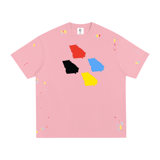 "Georgia"-paint Splatter T-Shirt