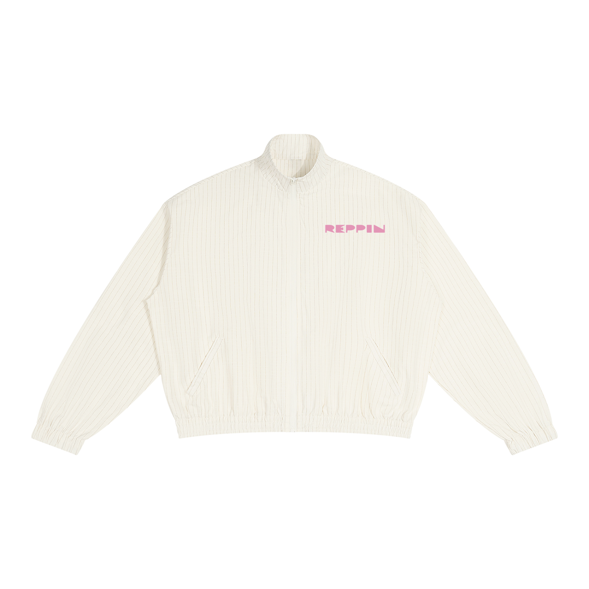 WomensReppinSeattleQueen-Unisex Striped Full-Zip Track Jacket