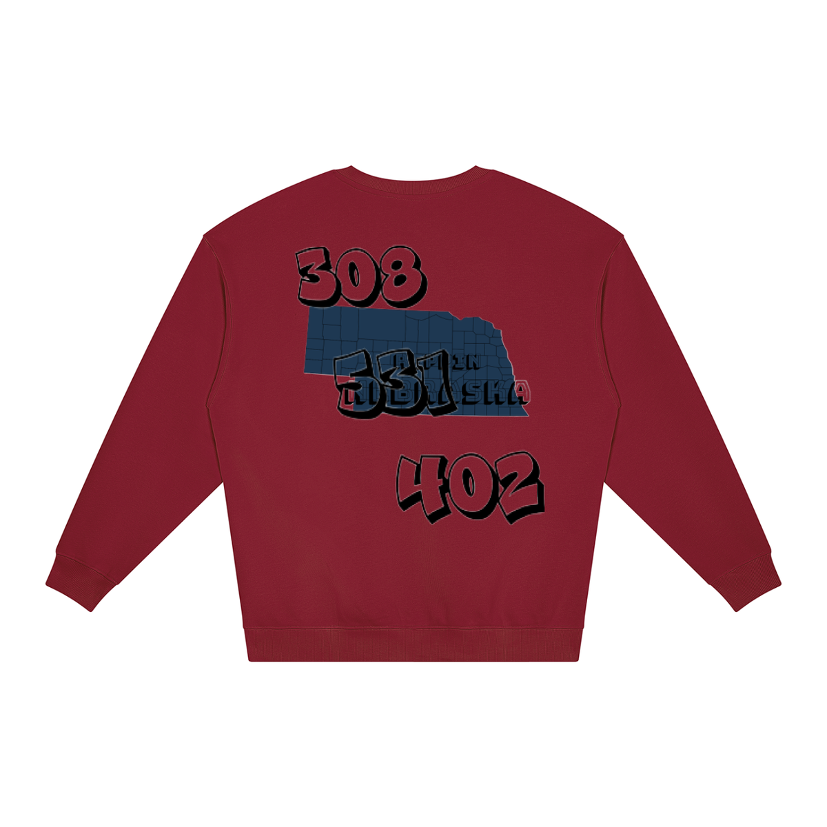 ReppinNebraska-Unisex Loose Crewneck Sweatshirt