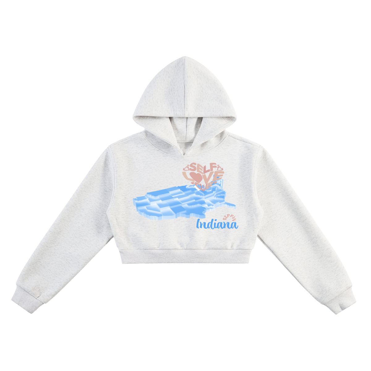 SelfLoveIndiana-Essential Cropped Hoodie