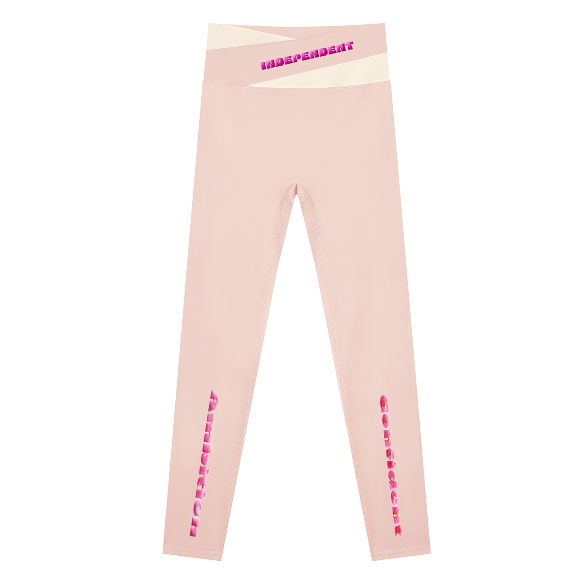 AlphaQueenWords-Women's Color Block Yoga Leggings