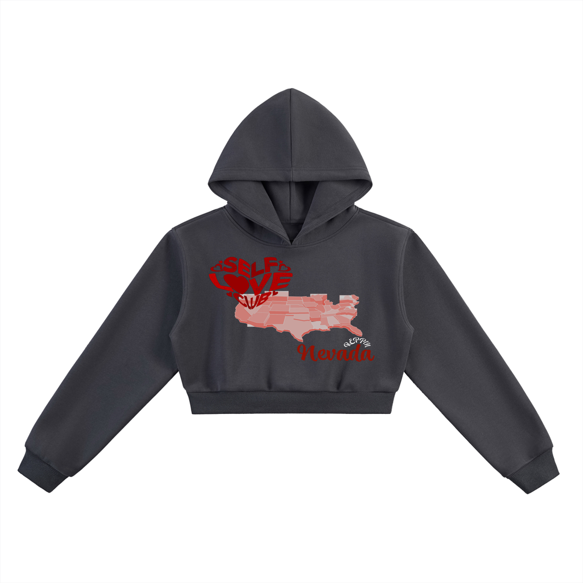 SelfLoveNevada-Essential Cropped Hoodie
