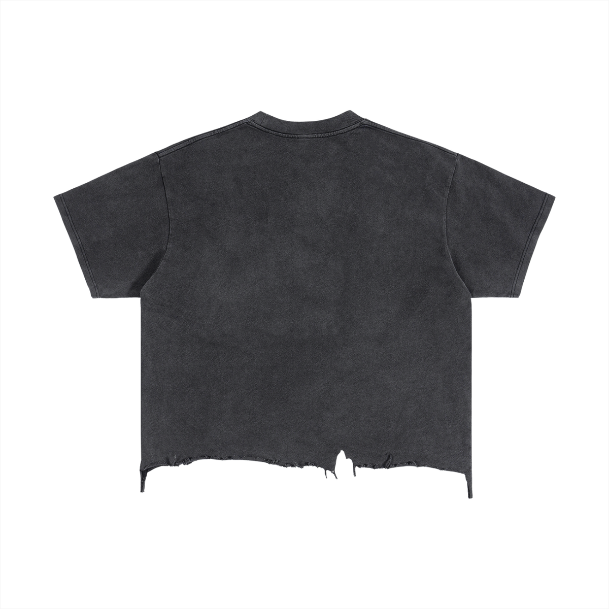 "Citysquad Reppin Everywhere" Vintage Wash Boxy Distressed Hem T-Shirt