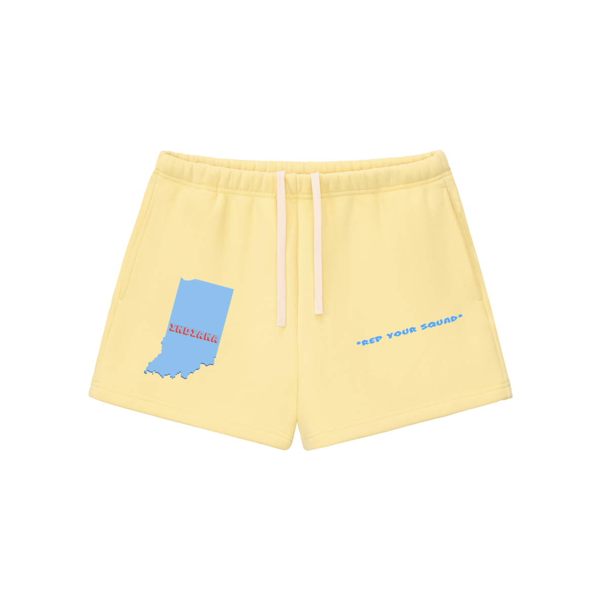 IndianaRepUrSquad-Essential Fleece Drawstring Sweatshorts