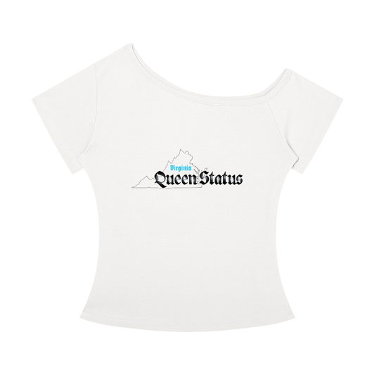 VirginiaReppin-Women’s Off-the-Shoulder T-Shirt