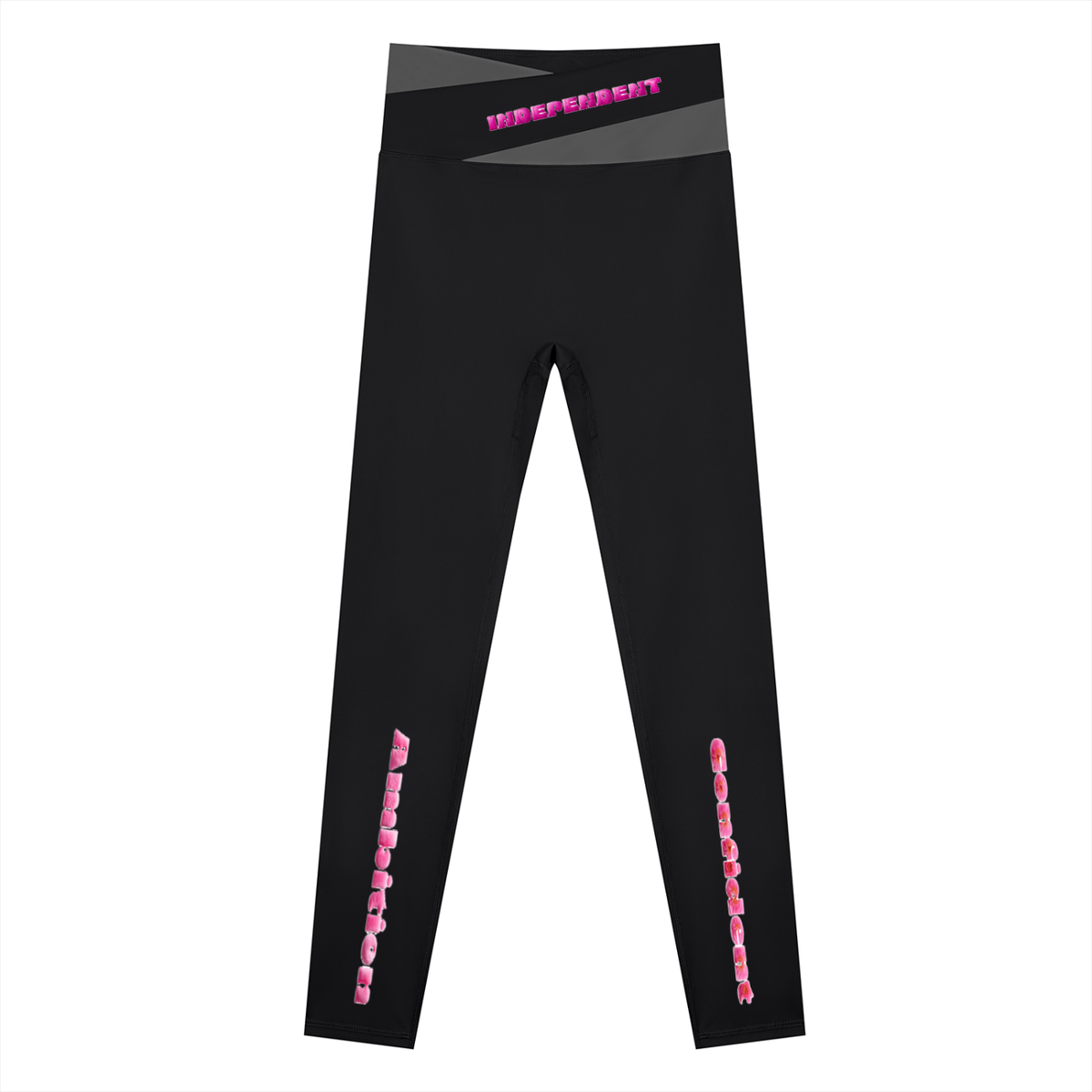 AlphaQueenWords-Women's Color Block Yoga Leggings