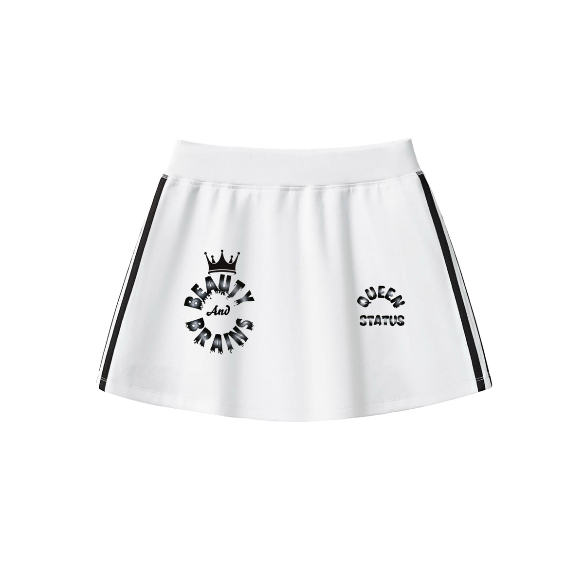Beauty and Brains Queen-Taped Cooling Performance Short Skirt