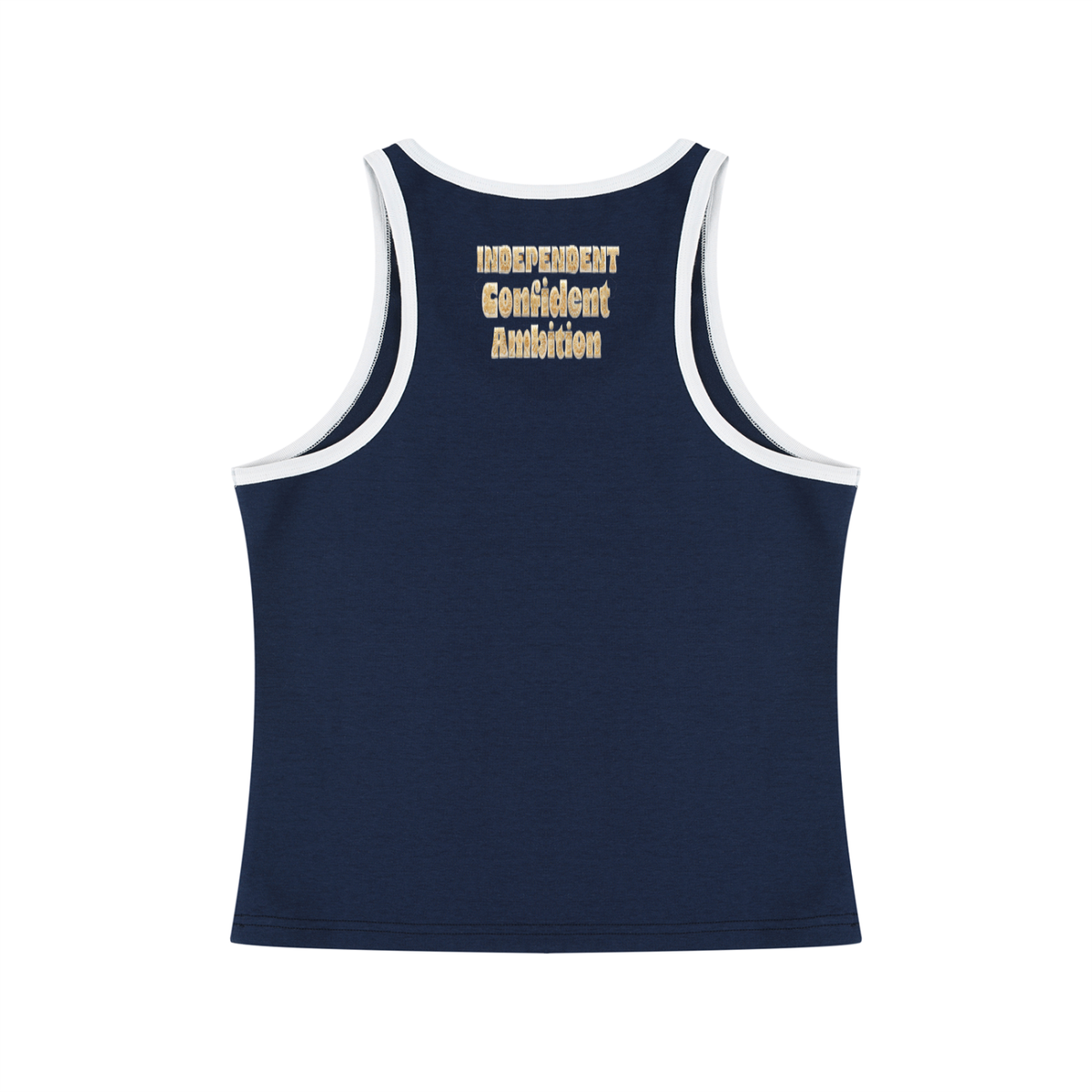 OhioAlphaQueen-Women's Color Block Cropped Tank Top