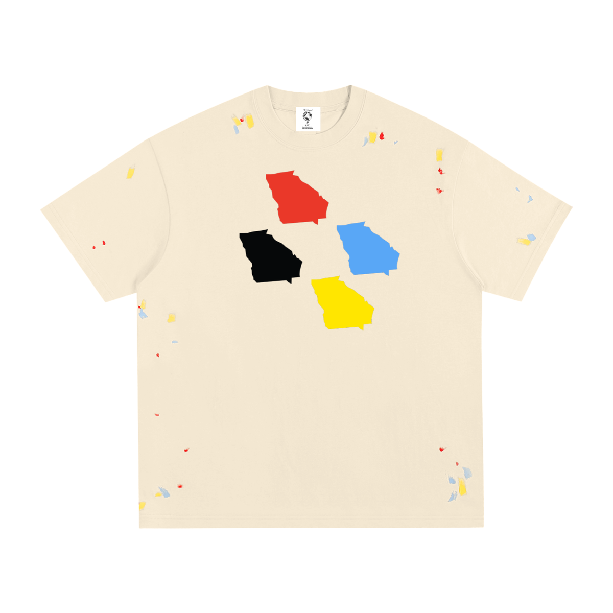 "Georgia"-paint Splatter T-Shirt