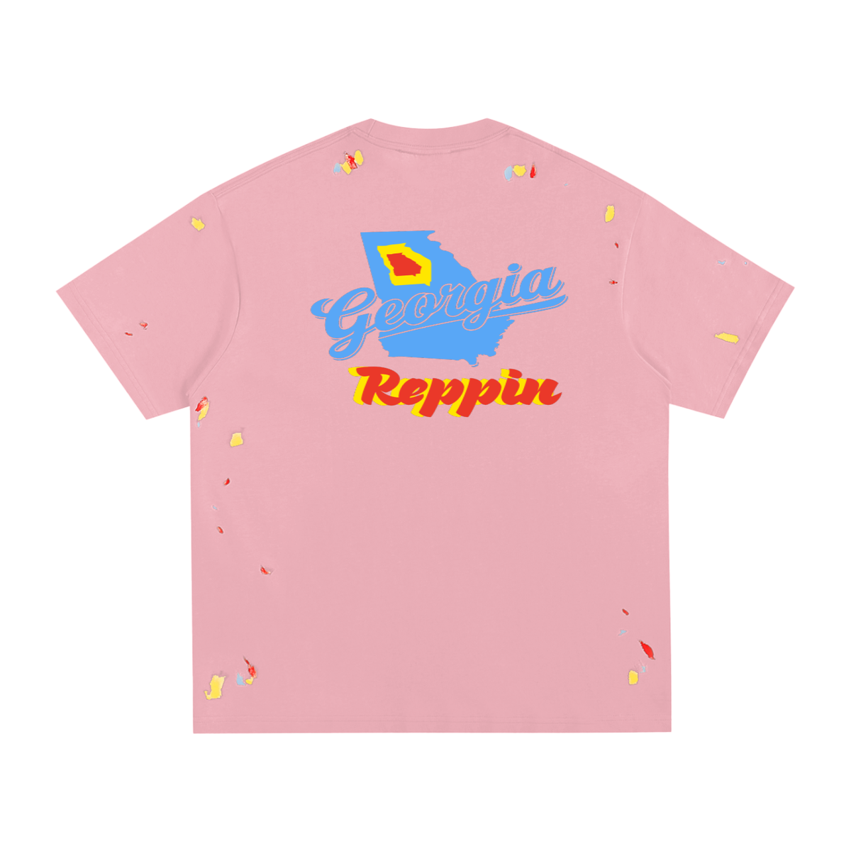"Georgia"-paint Splatter T-Shirt
