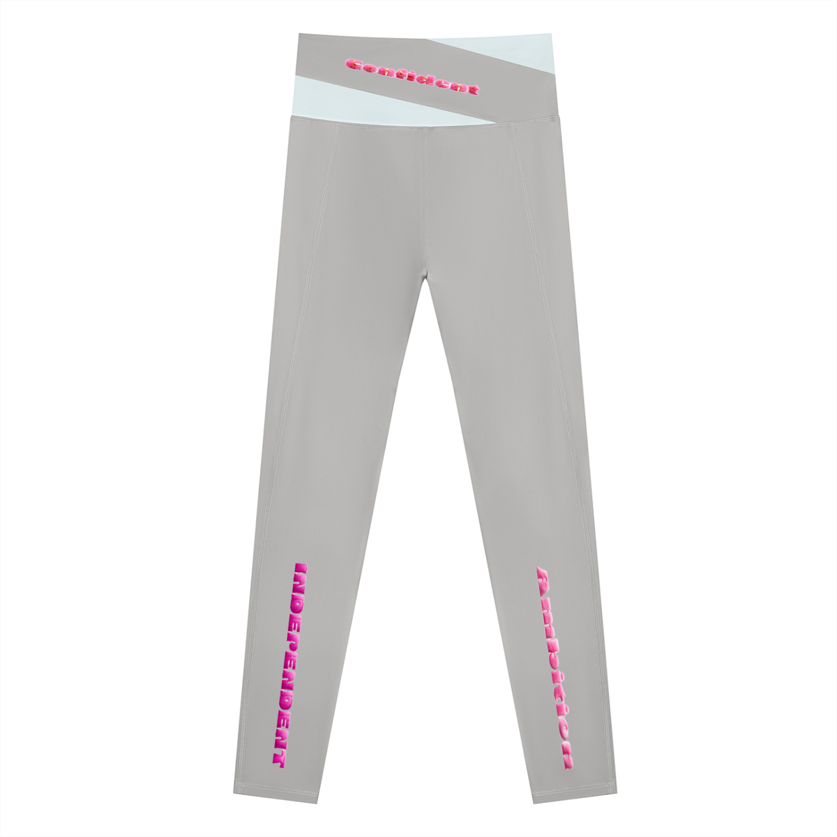 AlphaQueenWords-Women's Color Block Yoga Leggings