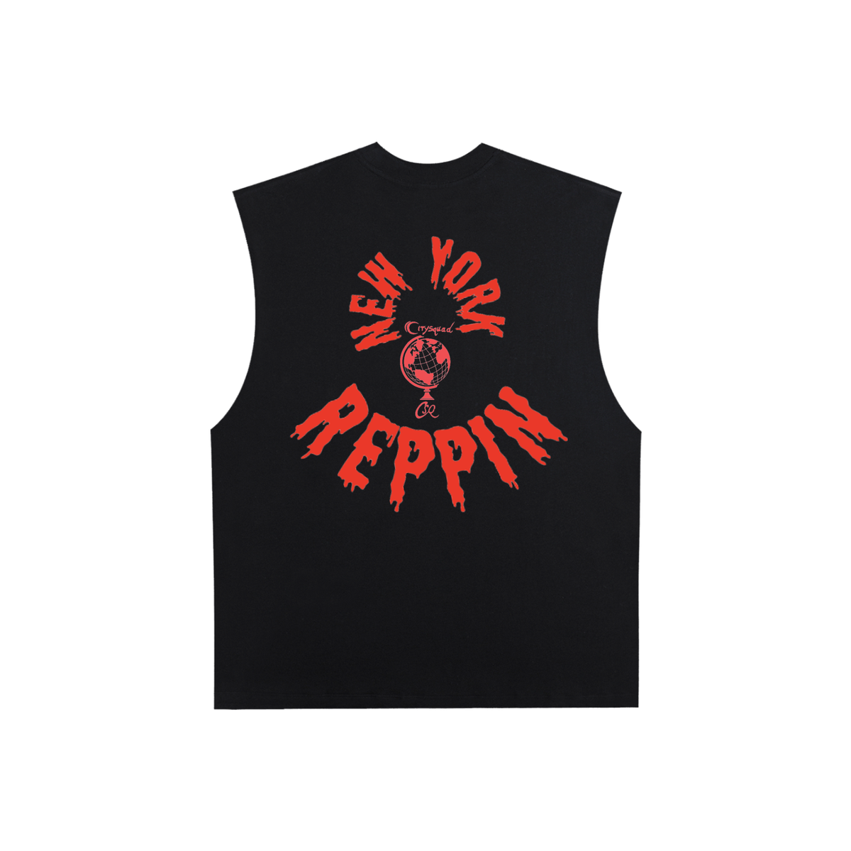 NewYorkCitiesPic-Raw Edge Cotton Tank Top