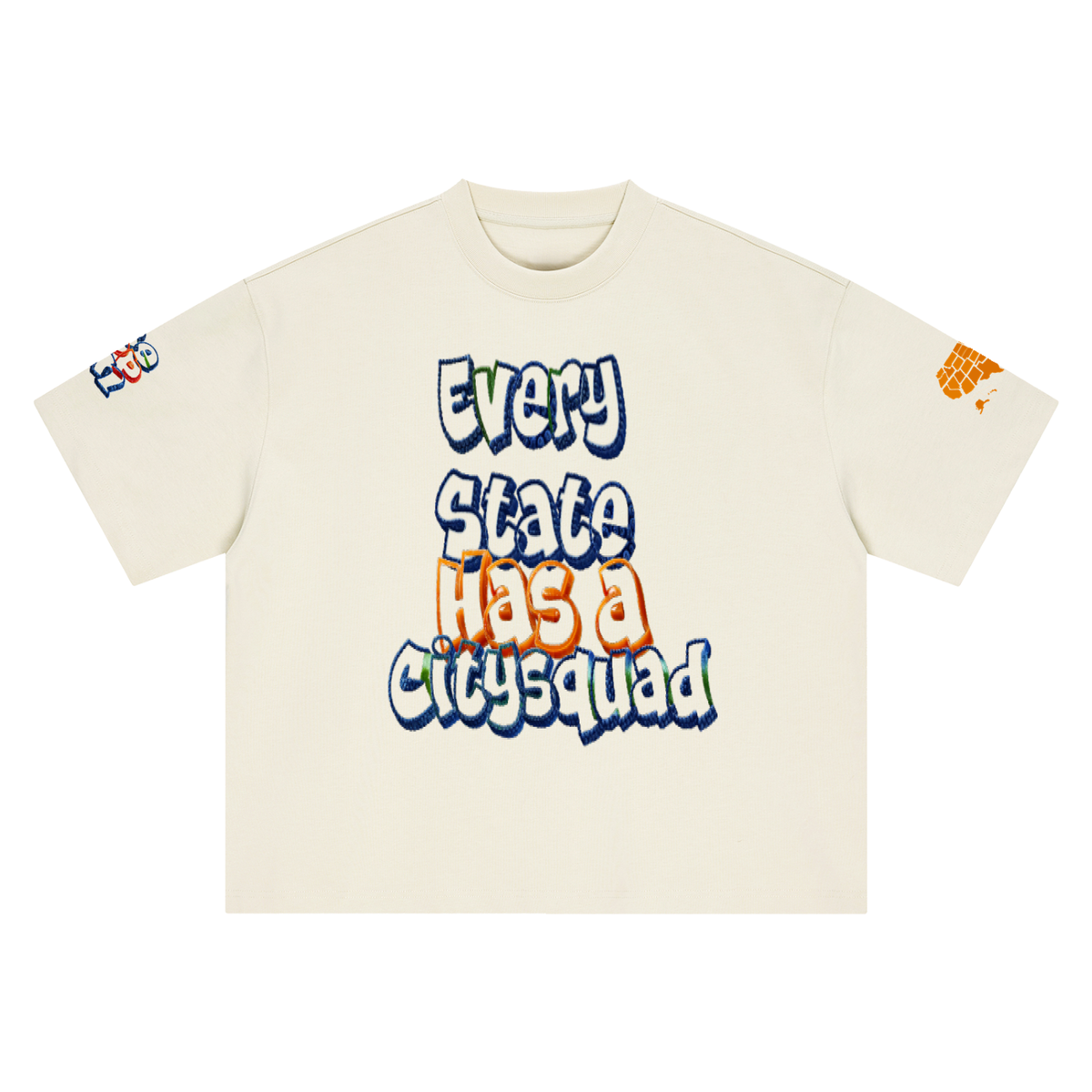 EveryStateHasACitysquad-Boxy Oversized T-Shirt
