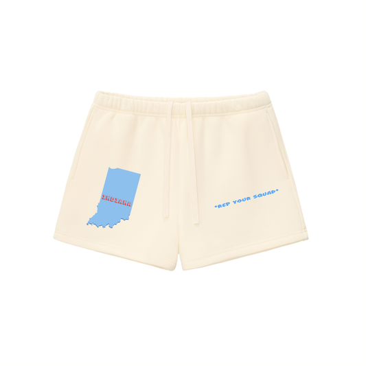 IndianaRepUrSquad-Essential Fleece Drawstring Sweatshorts