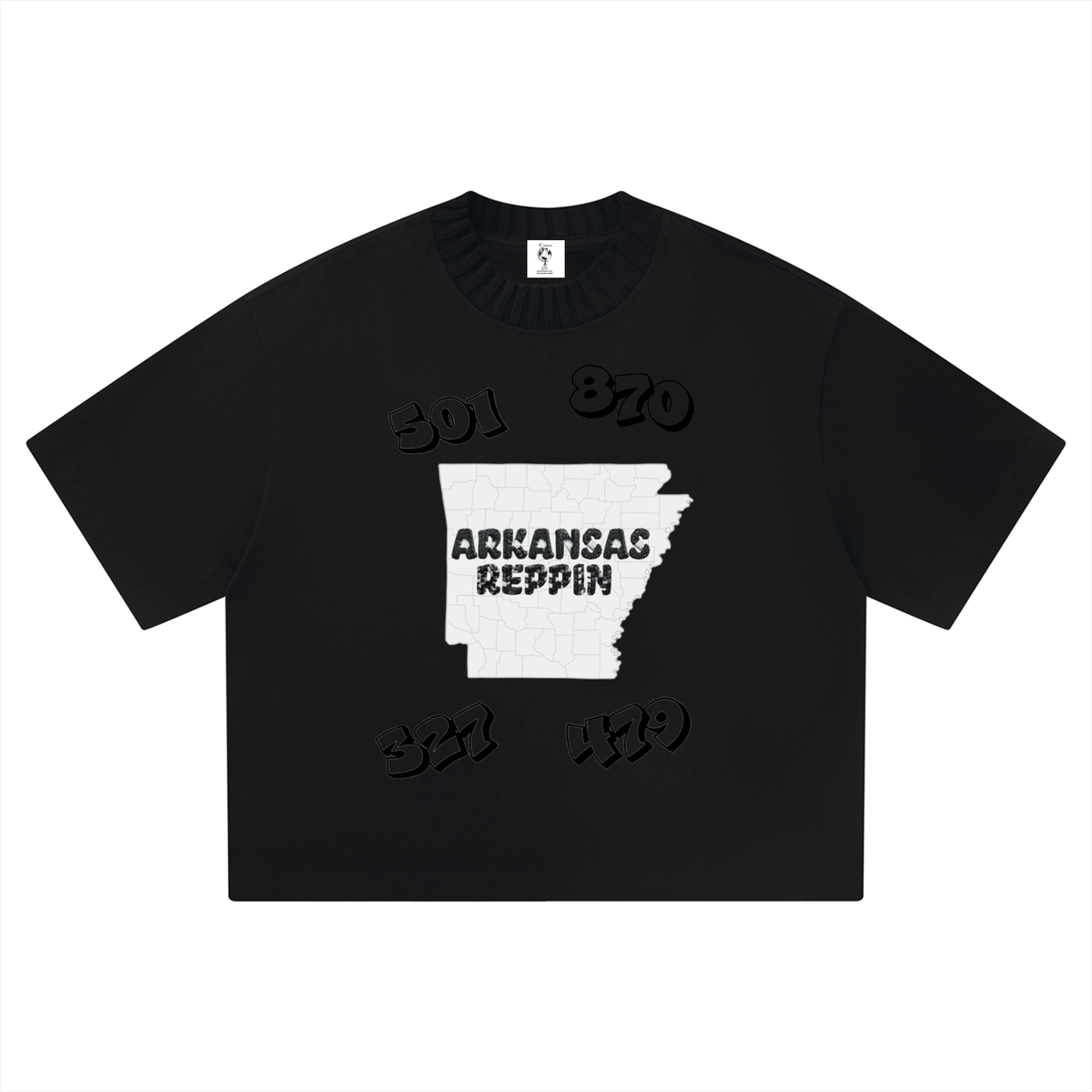 ArkansasAreaCodes-Unisex Heavyweight Boxy T-Shirt