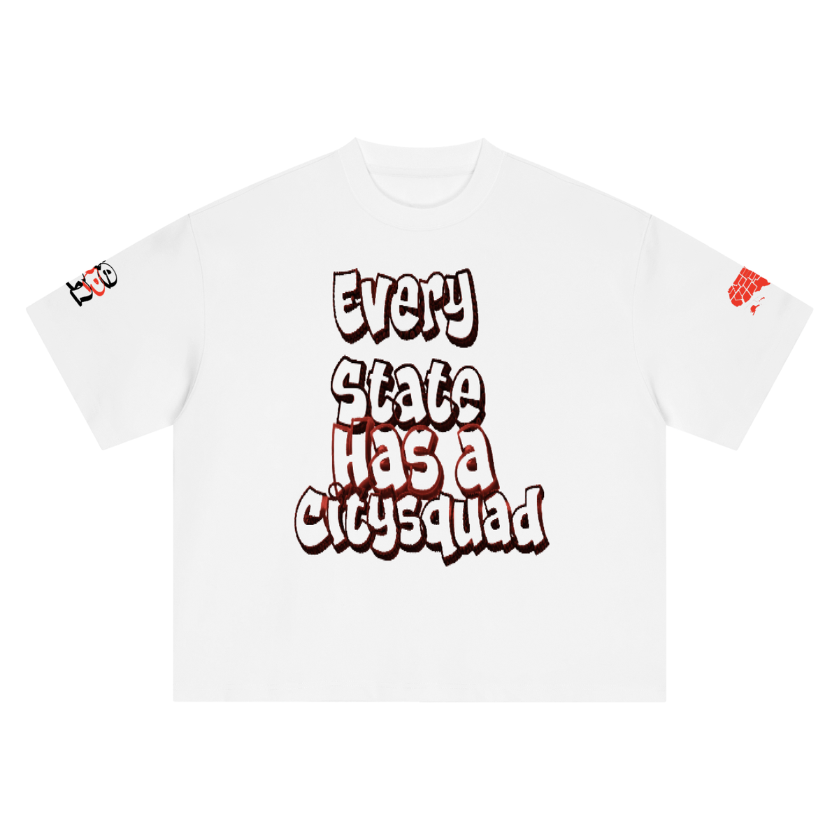 EveryStateHasACitysquad-Boxy Oversized T-Shirt