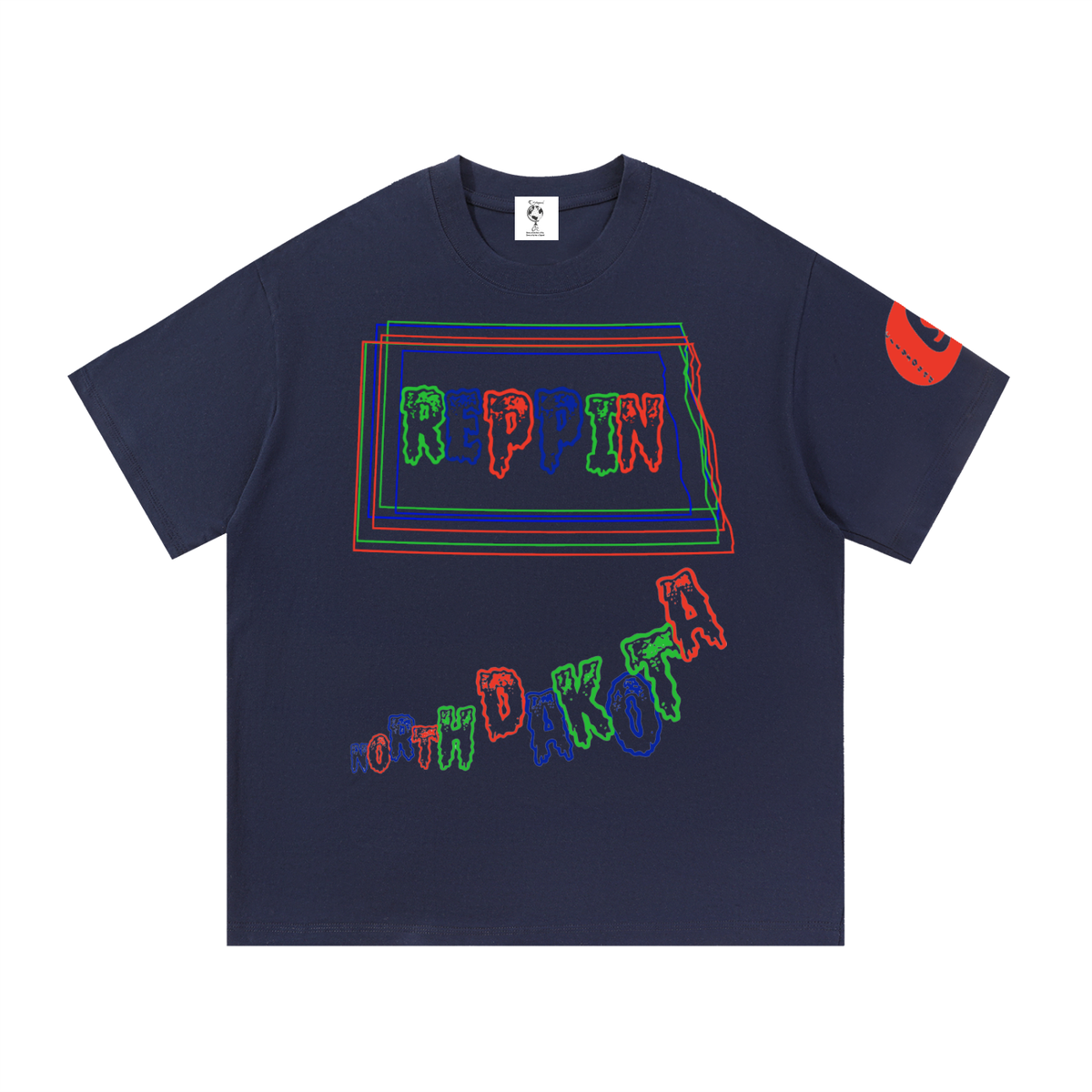 MultiColorsNorthDakota-Essential Cotton T-Shirt