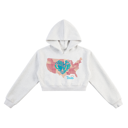 SelfLoveTexas-Essential Cropped Hoodie
