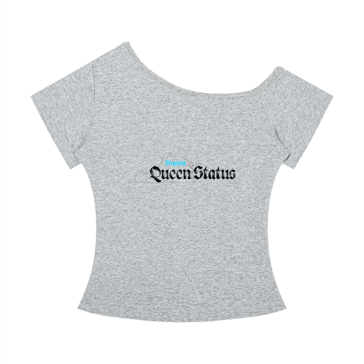 VirginiaReppin-Women’s Off-the-Shoulder T-Shirt