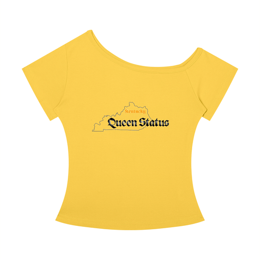 KentuckyReppin -Women’s Off-the-Shoulder T-Shirt