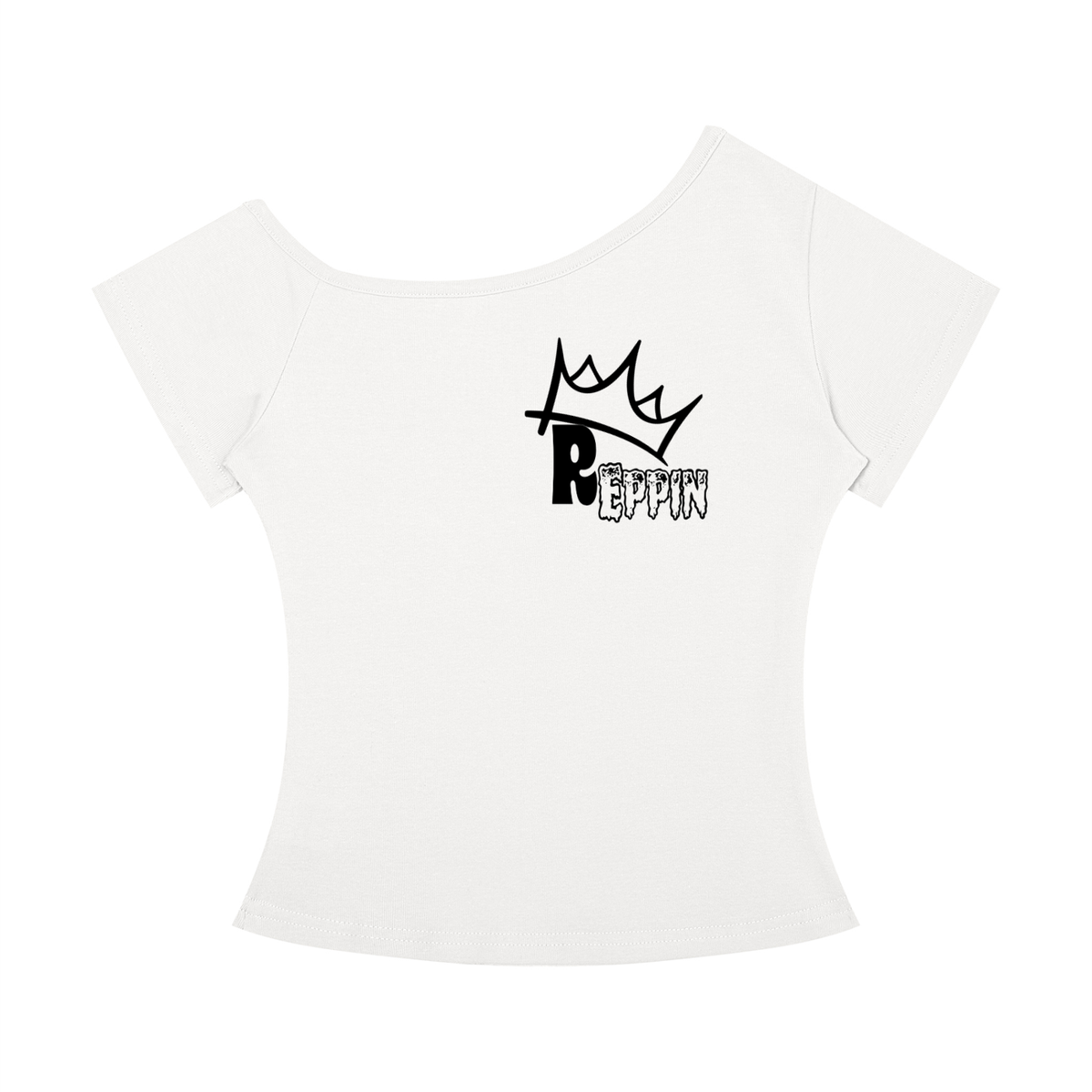 VirginiaReppin-Women’s Off-the-Shoulder T-Shirt