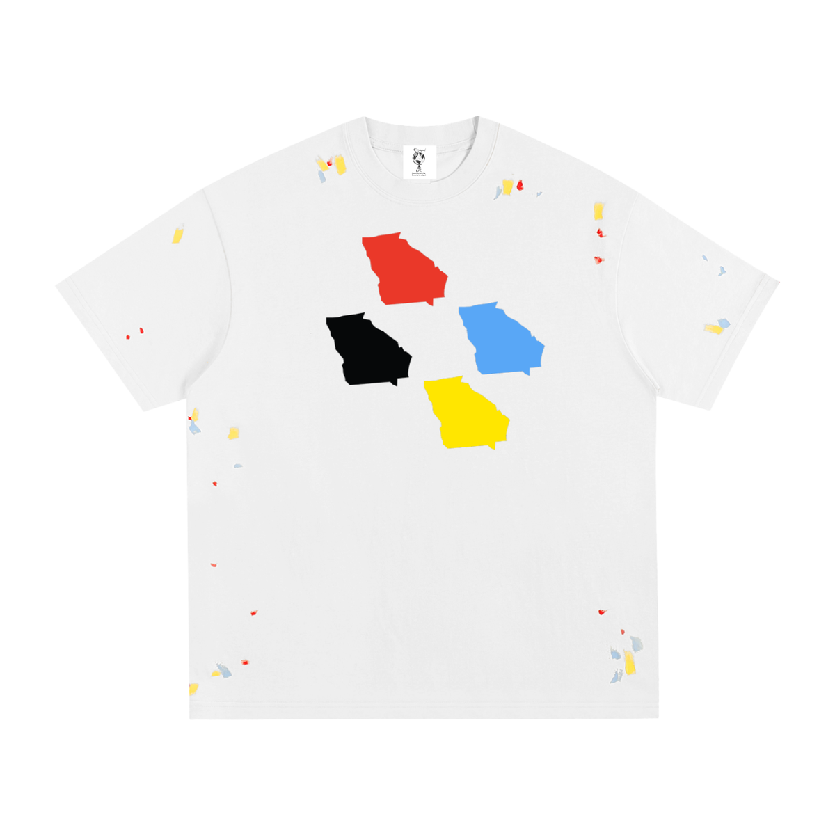 "Georgia"-paint Splatter T-Shirt