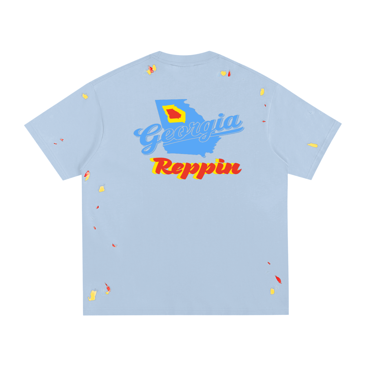 "Georgia"-paint Splatter T-Shirt
