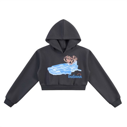 SelfLoveIndiana-Essential Cropped Hoodie