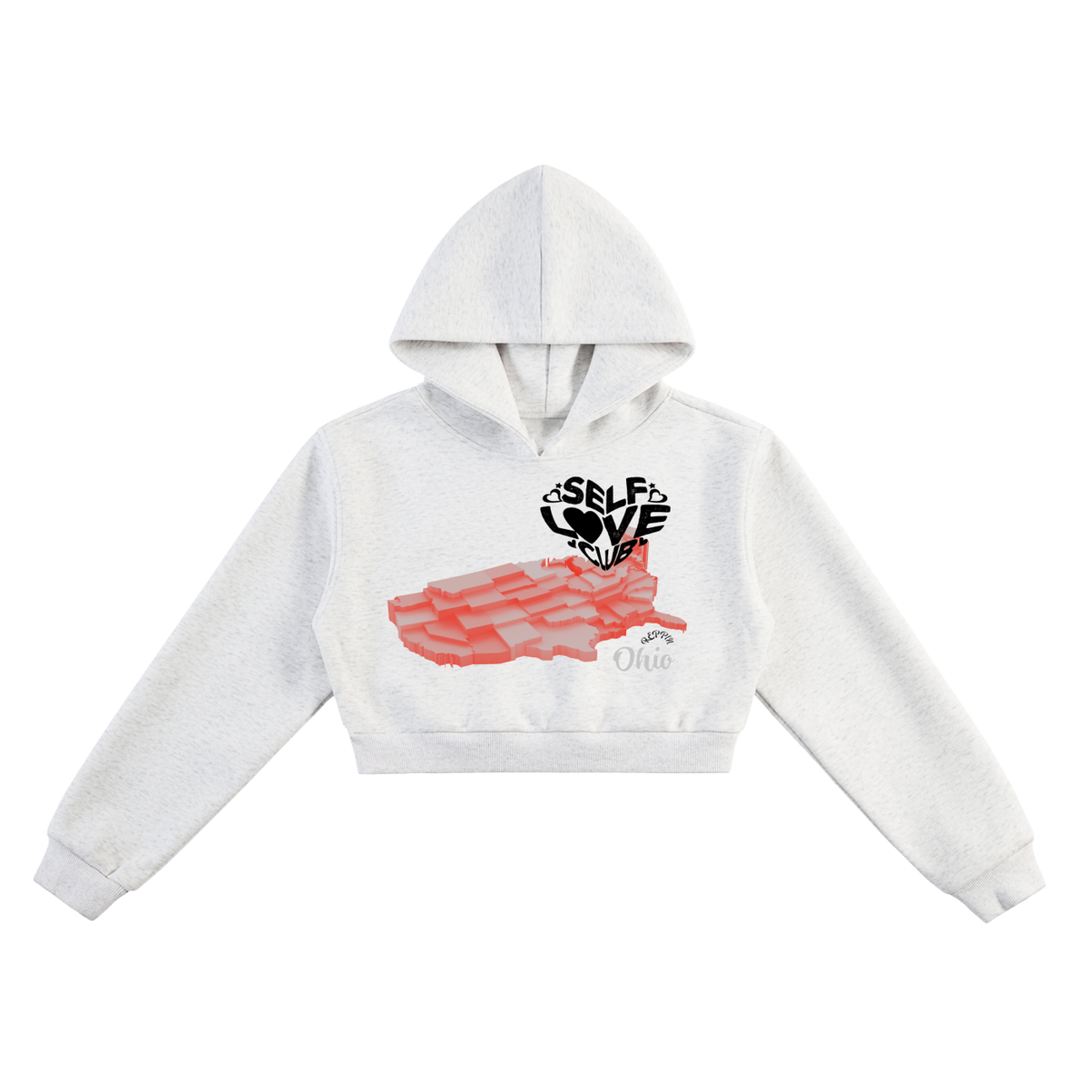 SelfLoveOhio-Essential Cropped Hoodie