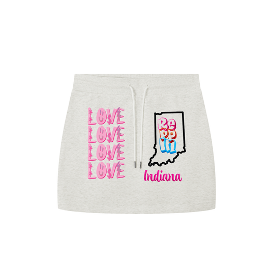 LoveReppinIndiana-Essential Drawstring Skirt