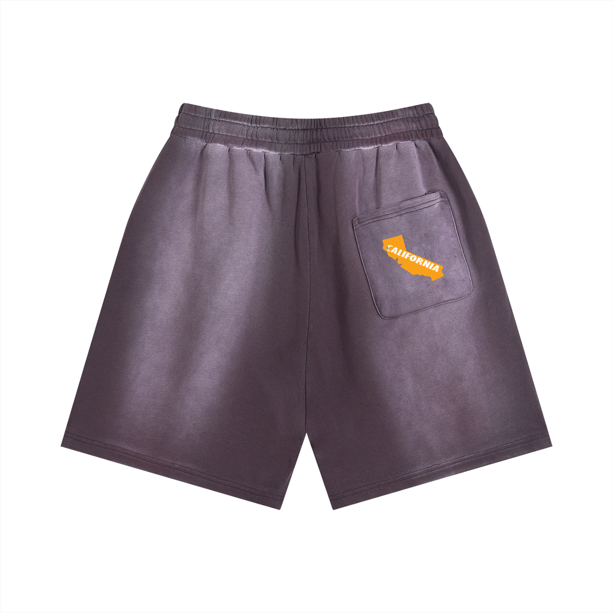 CaliforniaTheGoldenState-Sun Fade Distressed Shorts