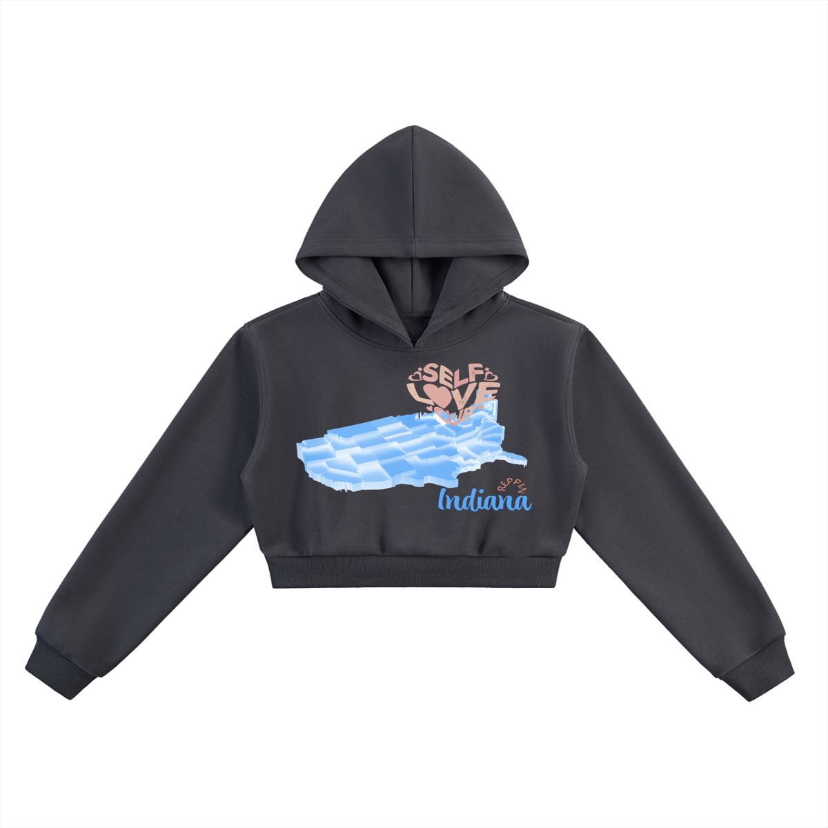 SelfLoveIndiana-Essential Cropped Hoodie