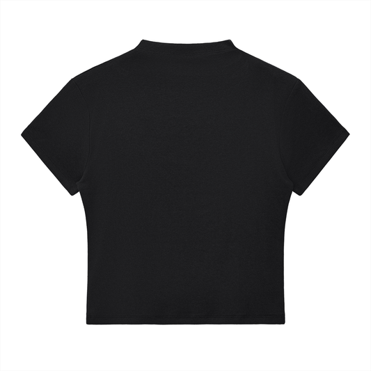 "QueenStatus w/Crown" Essential Slim Fit Mock Neck T-Shirt