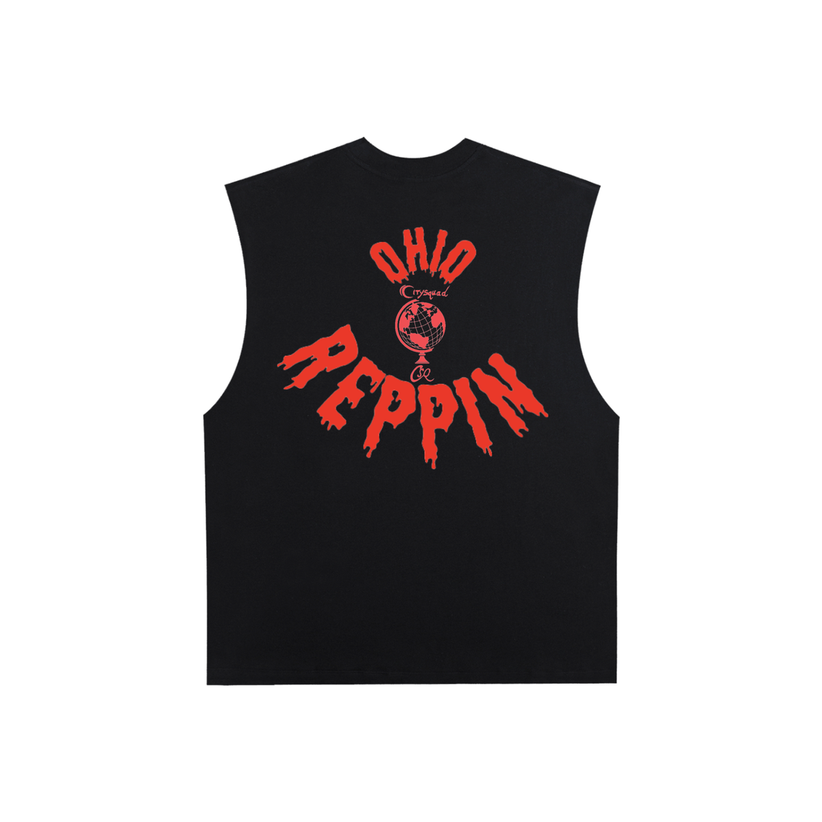 OhioCitiesPic-Raw Edge Cotton Tank Top