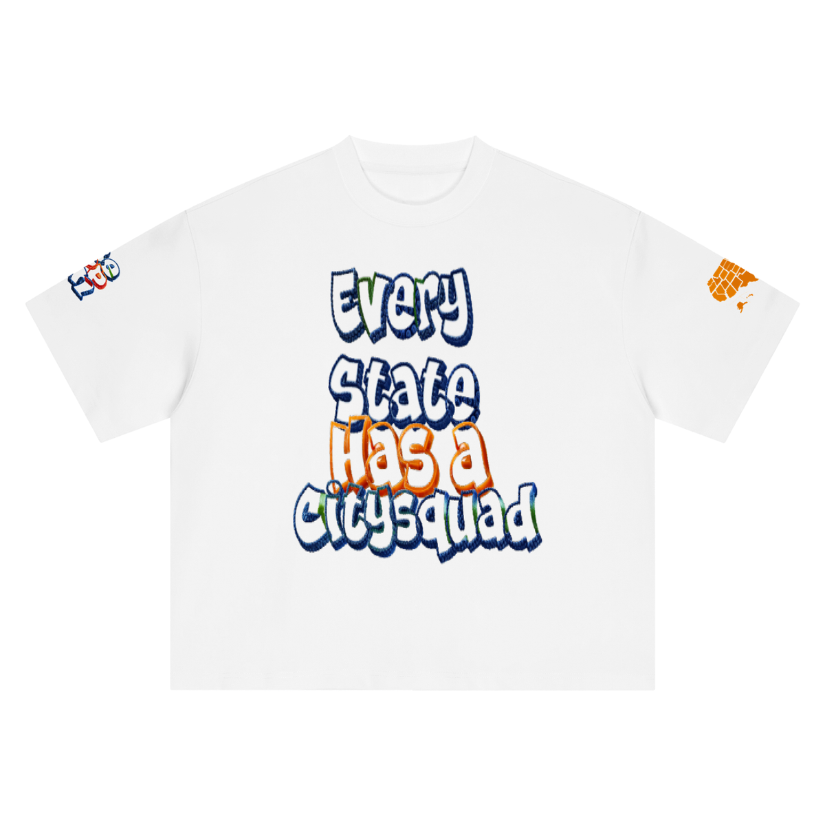 EveryStateHasACitysquad-Boxy Oversized T-Shirt
